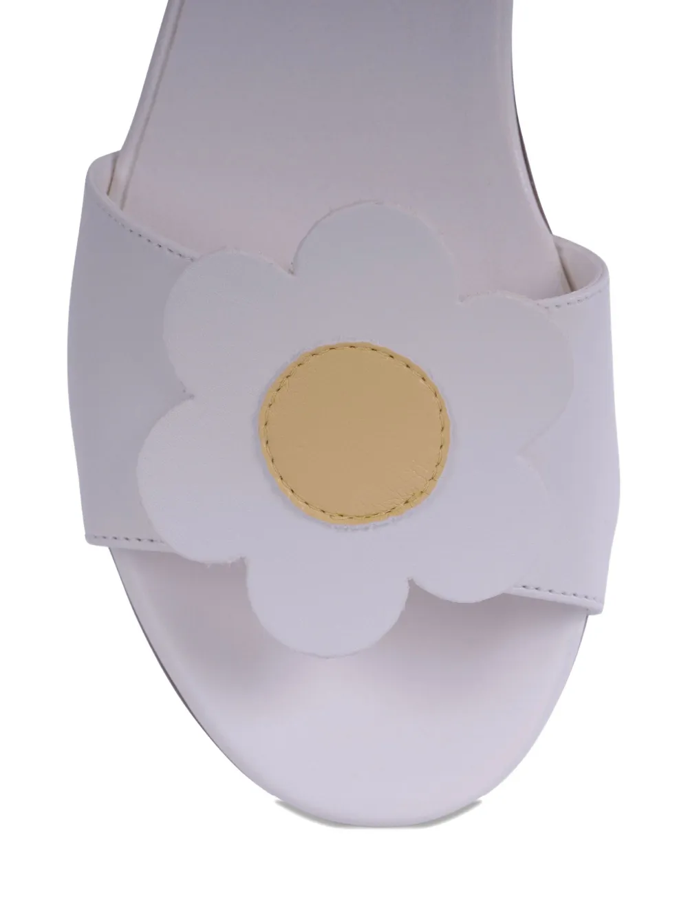 Stella McCartney Kids flower-detail strap sandal Wit