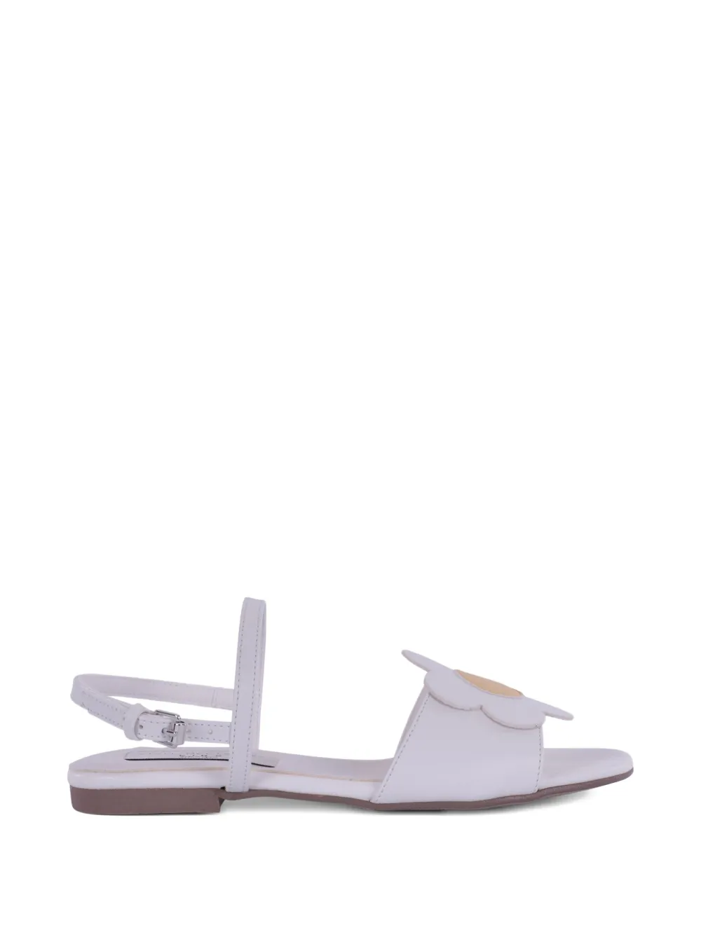 Stella McCartney Kids flower-detail strap sandal Wit