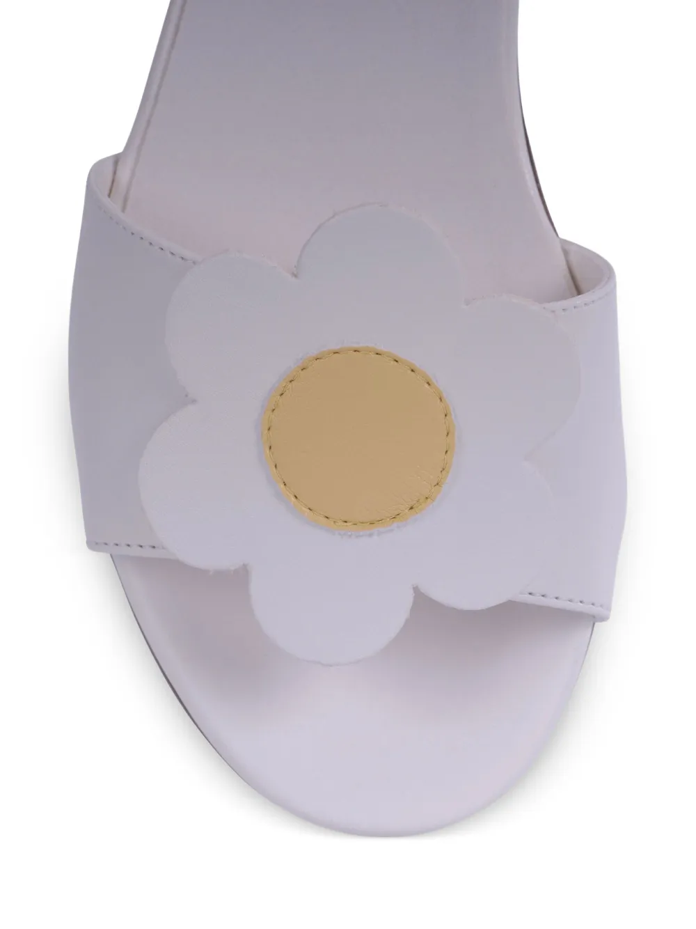 Stella McCartney Kids Sandalen met bloemdetail Wit