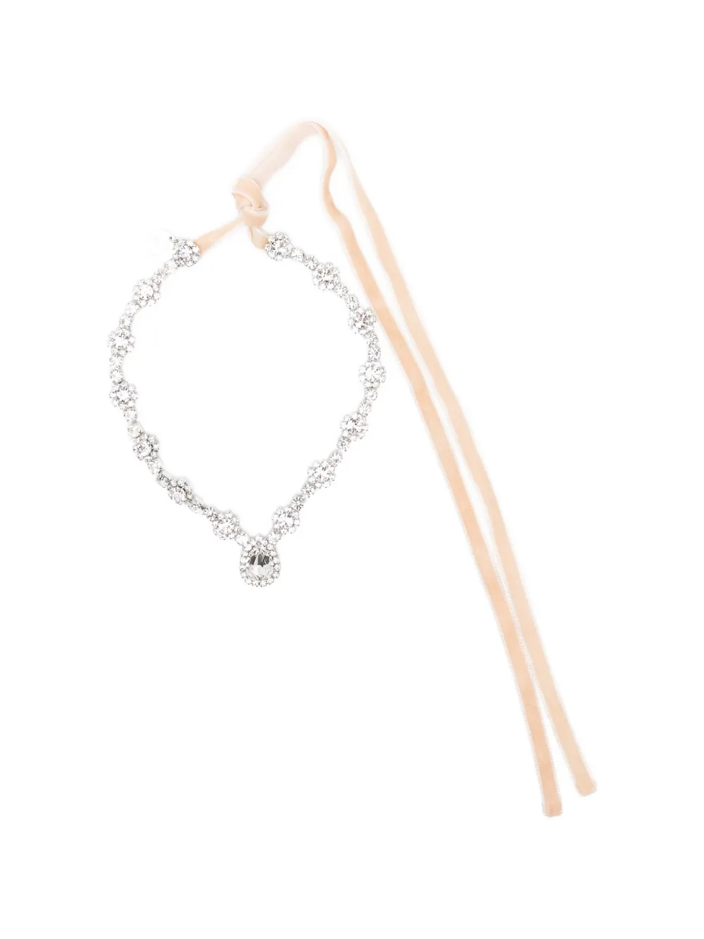 Nº21 crystal-embellished necklace - Argento
