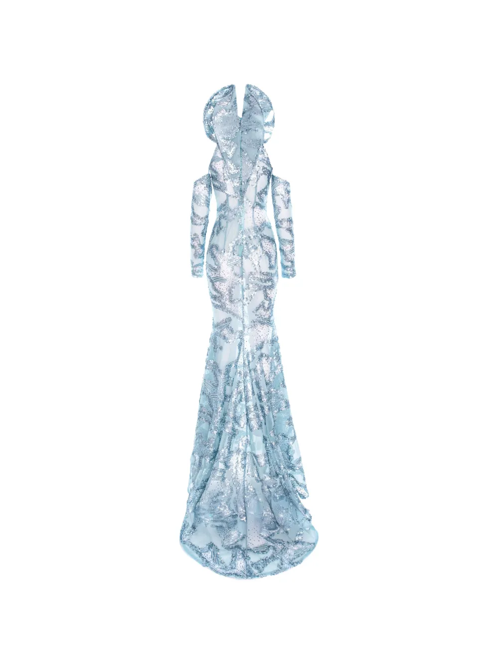  Mitiliane Couture Embroidered Maxi Dress - Blue 