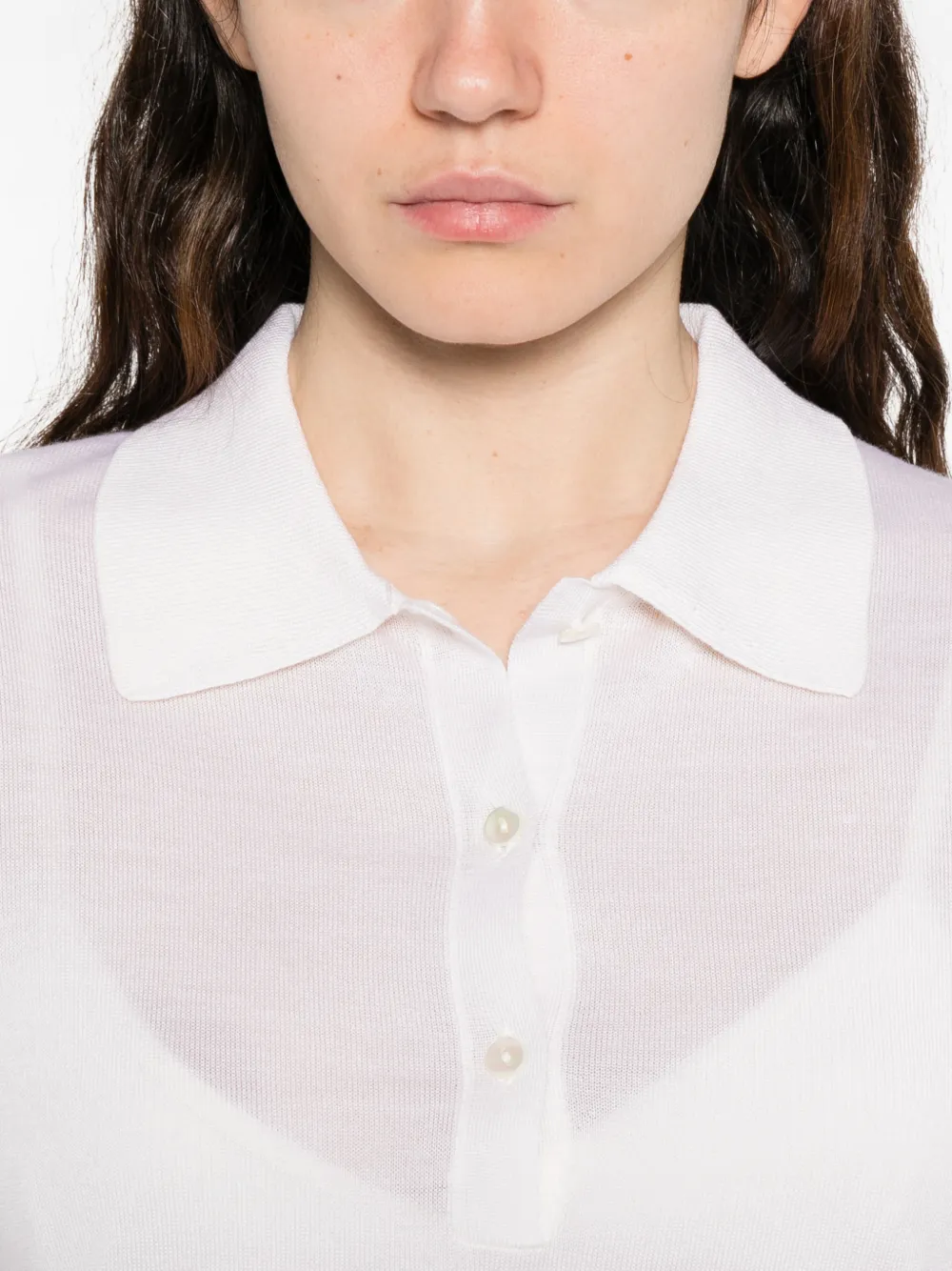 P.A.R.O.S.H. Polotop met kraag Beige