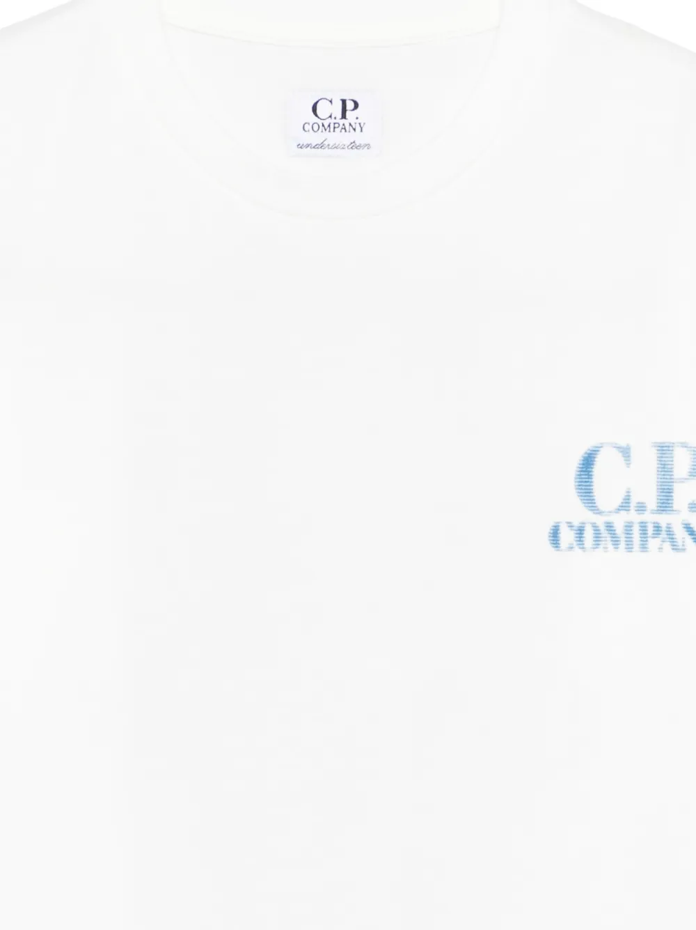 C.P. Company Kids T-shirt met logoprint Wit