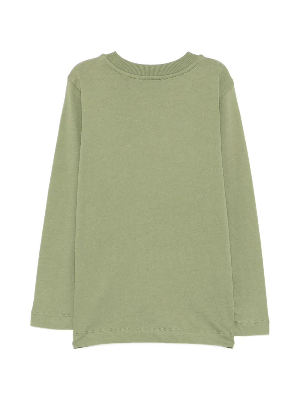 Moschino Kids Top met lange mouwen en beerprint Groen