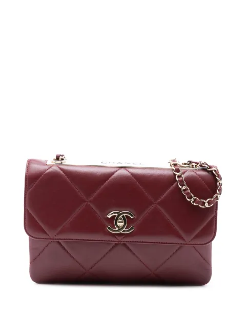 CHANEL Pre-Owned bolsa de hombro Trendy CC Flap de piel de cordero capitonada 2019