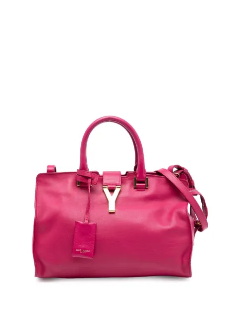 Saint Laurent Pre-Owned 2013-2025 Small Calfskin Cabas Chyc satchel