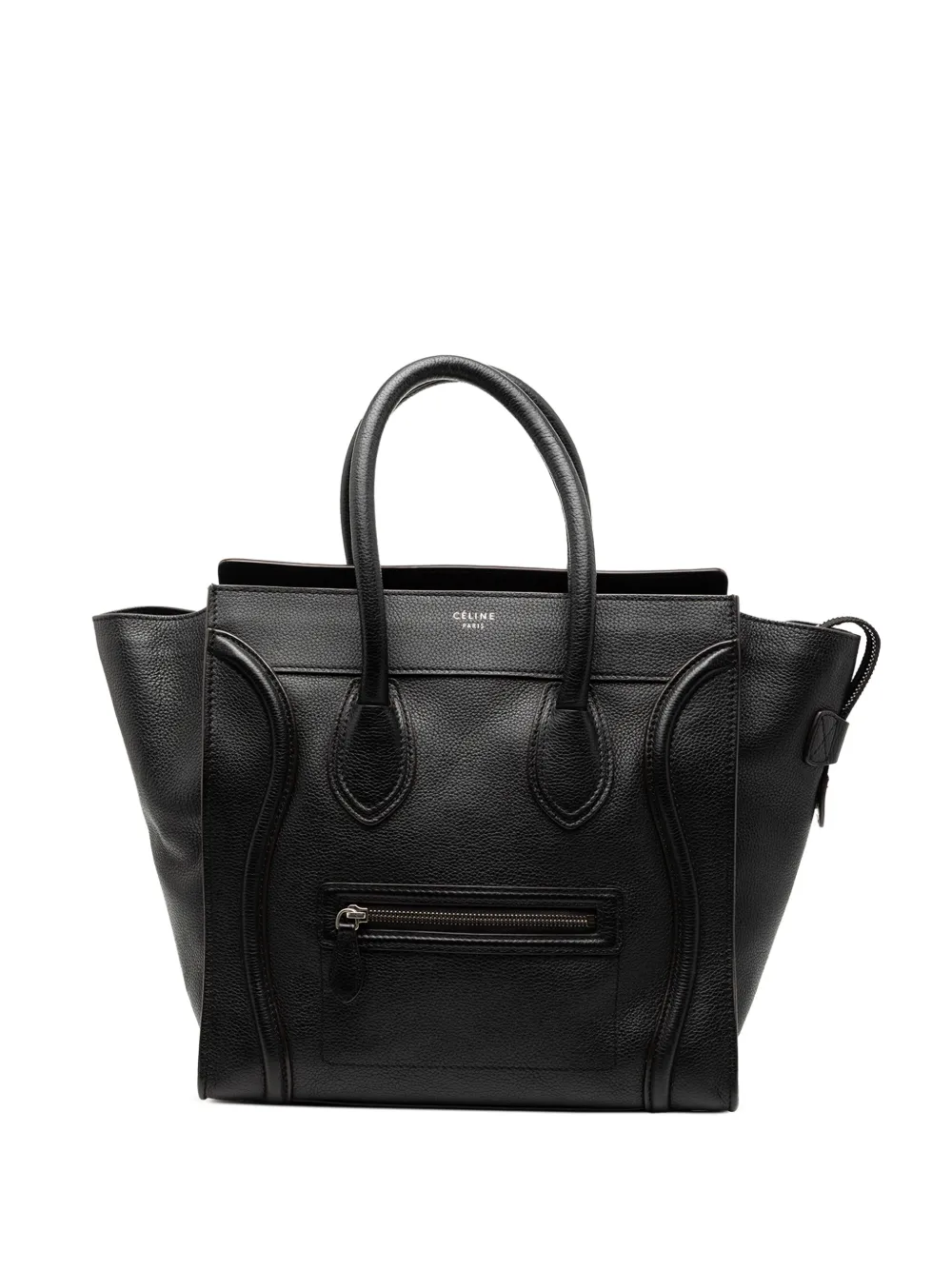 Celine Pre-Owned 2022 Mini Calfskin Luggage tote bag - Nero