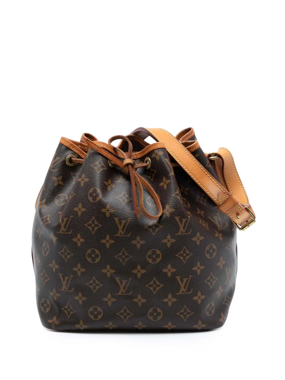 Louis Vuitton Pre-Owned 2010 Monogram Petit Noe bucket bag - Marrone