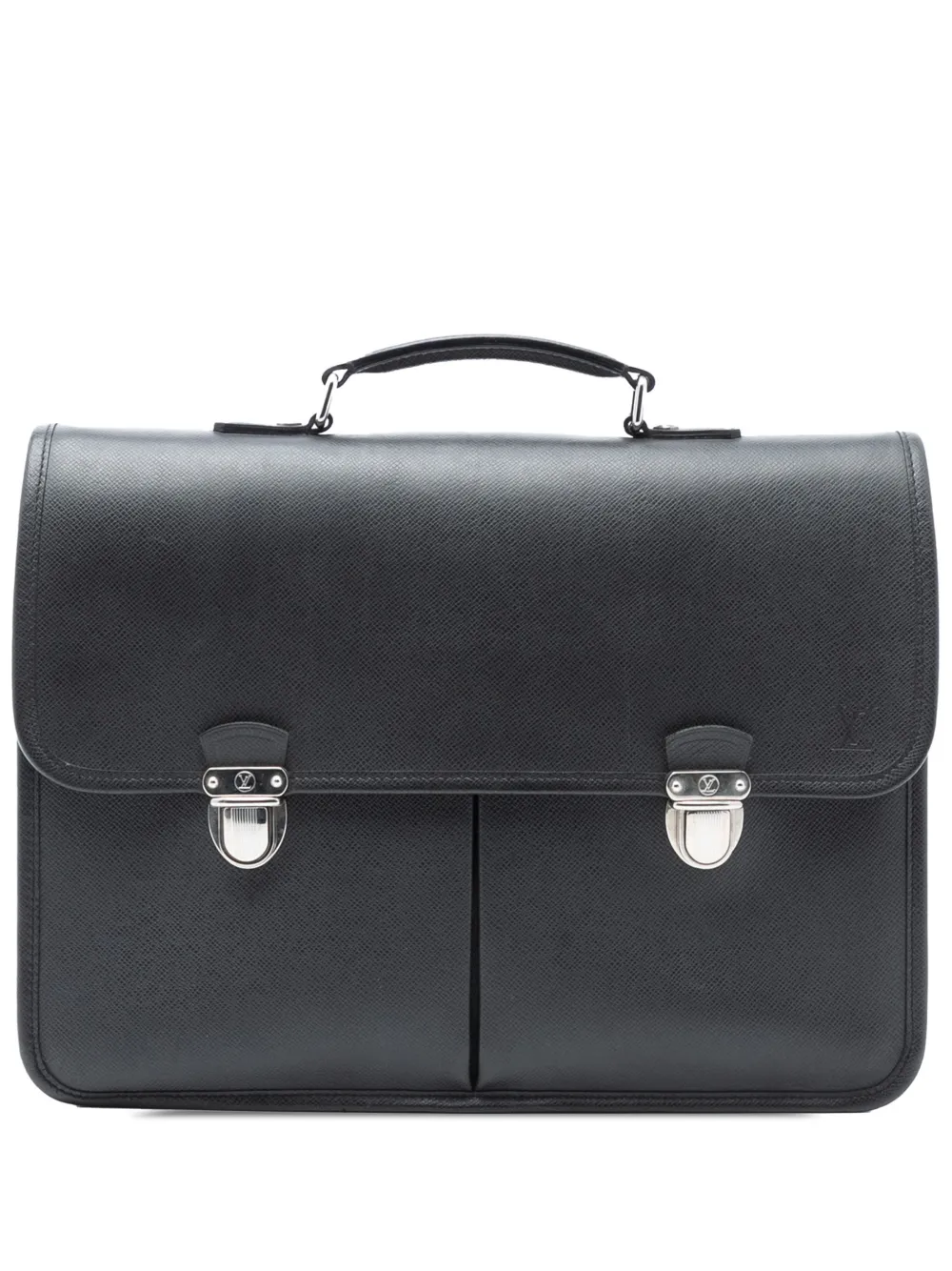 Louis Vuitton Pre-Owned 2011 Taiga Anton Briefcase business bag - Nero
