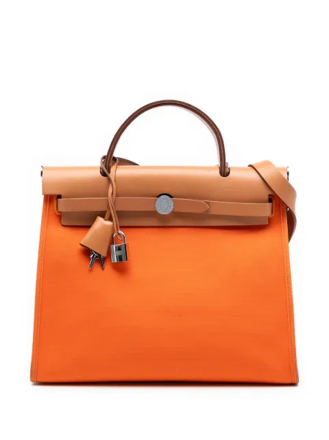 Hermès Pre-Owned 2014 Toile Herbag Zip 31 satchel