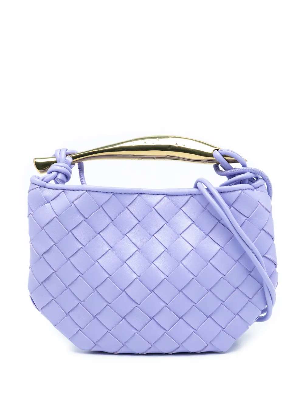 Bottega Veneta Pre-Owned 2012-2025 Baby Lambskin Intrecciato Sardine Bag satchel - Viola