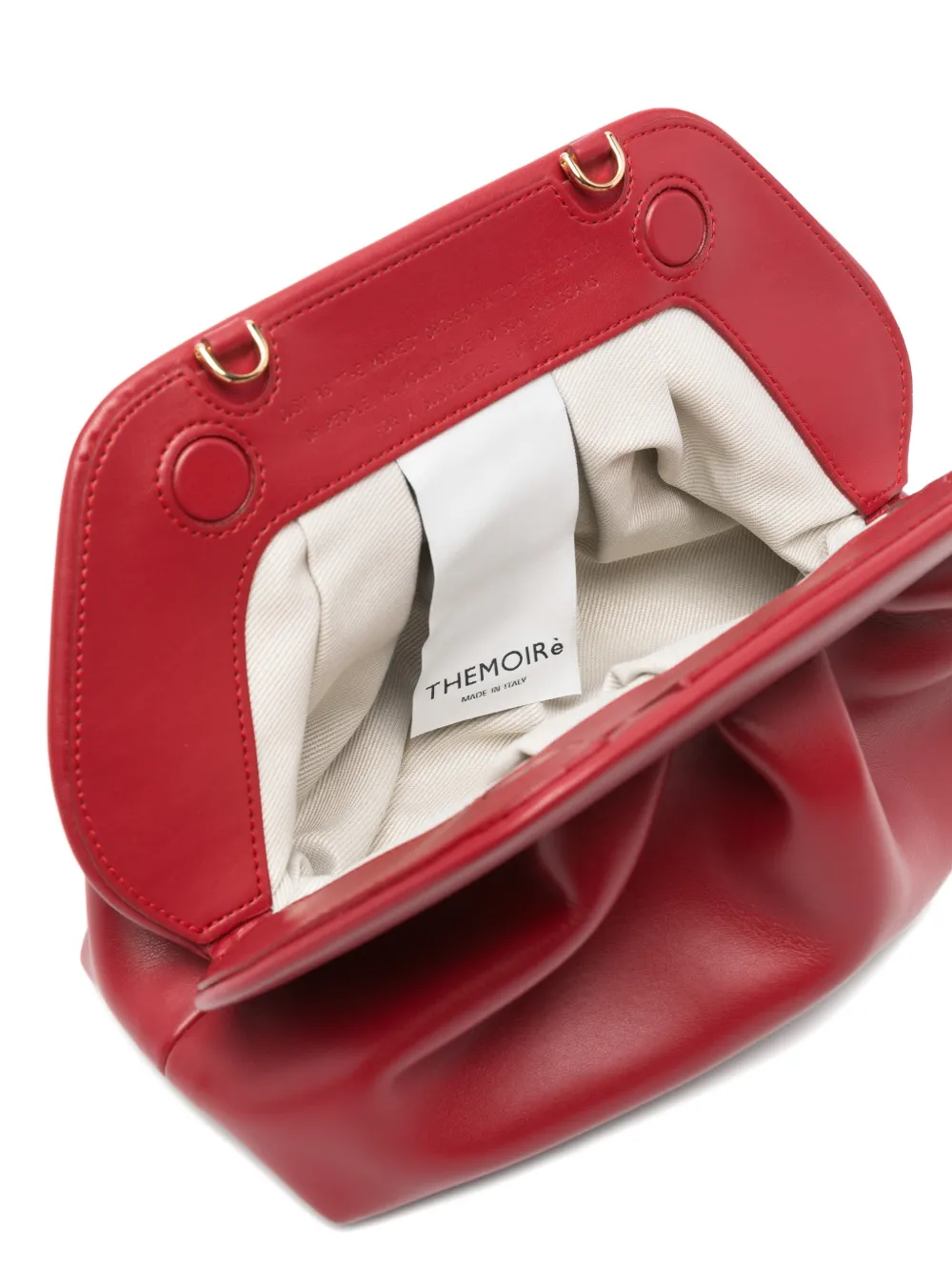 Medium Bios Ruched Clutch Bag
