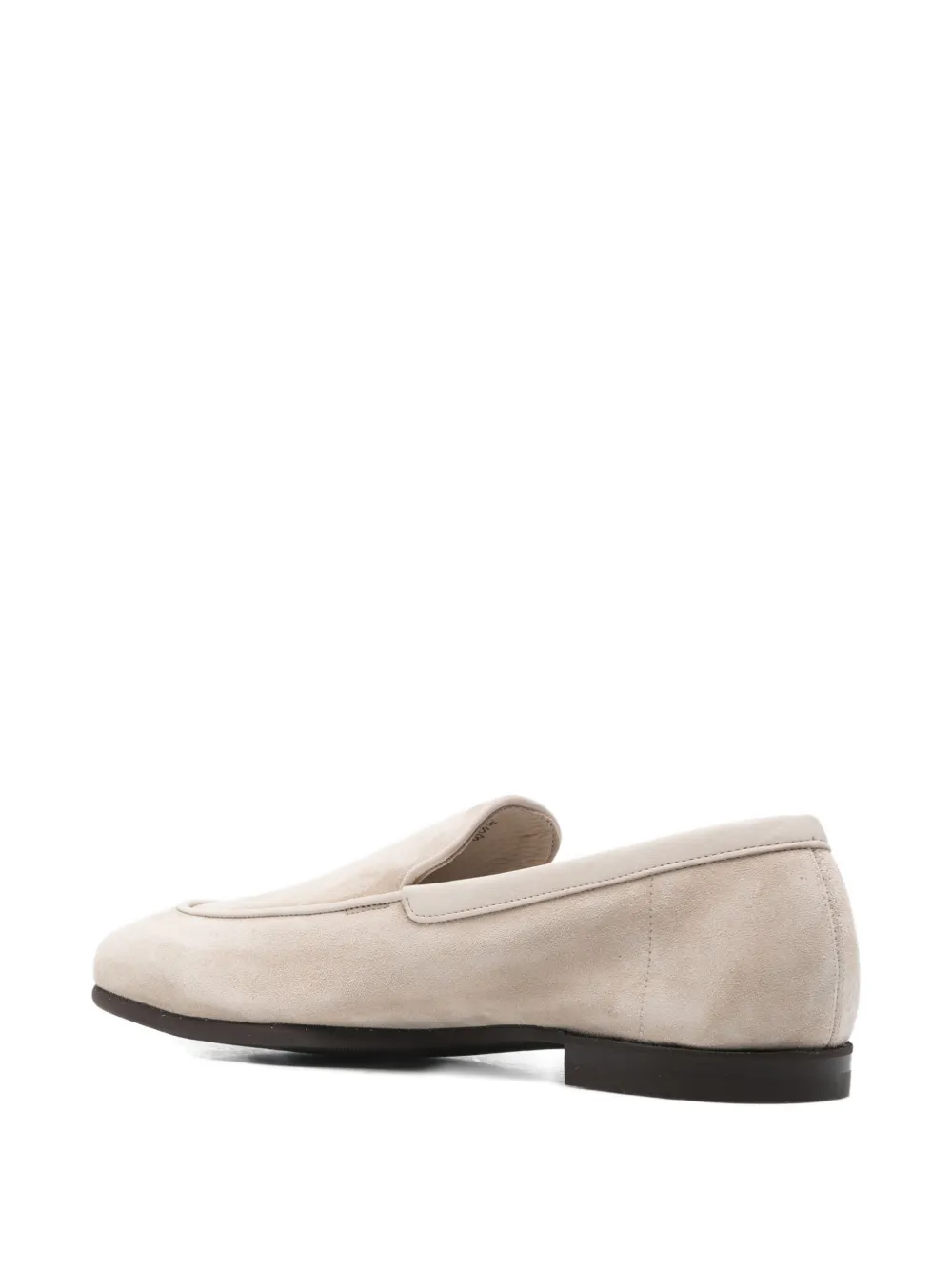 John Lobb natural piped loafers Beige