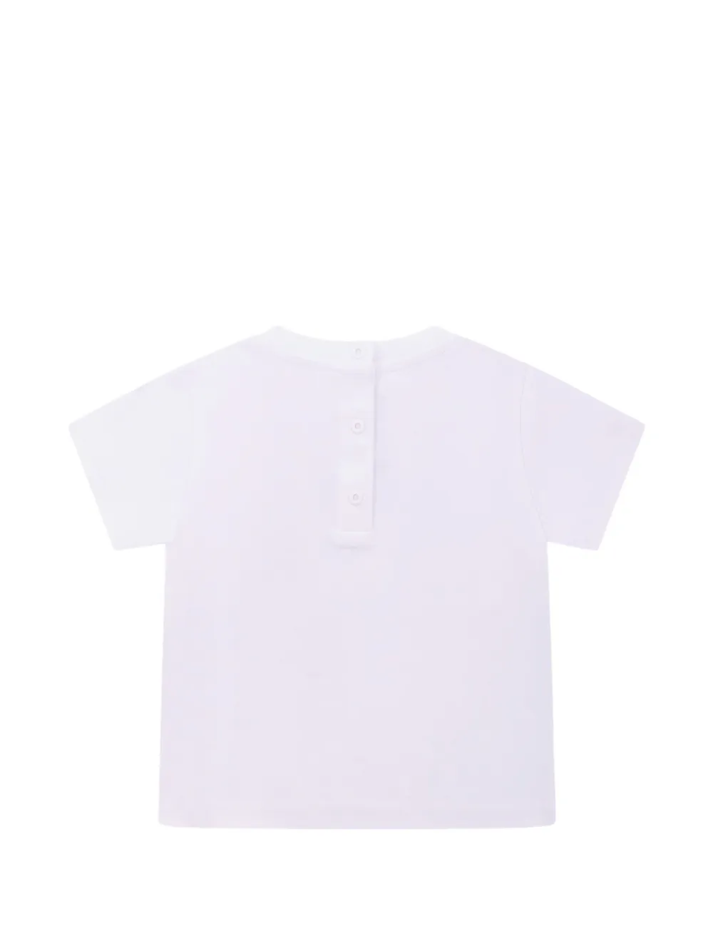 Balmain Kids T-shirt met logoprint Wit