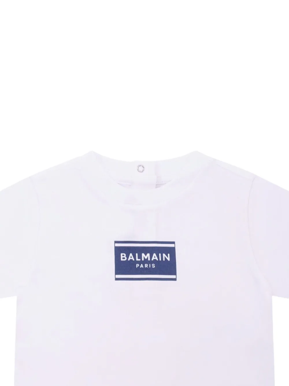 Balmain Kids T-shirt met logoprint Wit