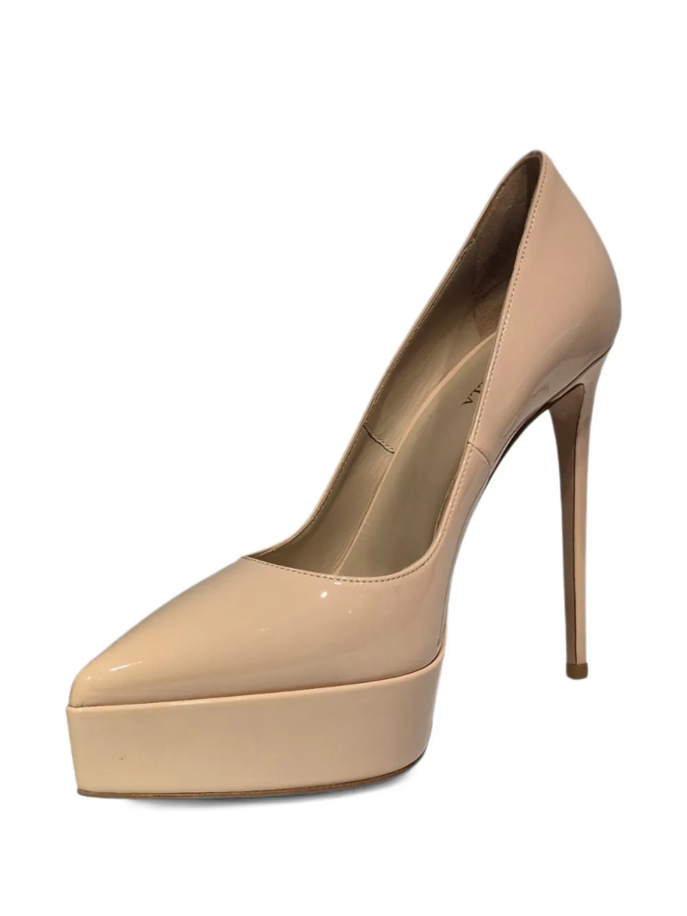 Le Silla Stiletto pumps met plateauzool Beige