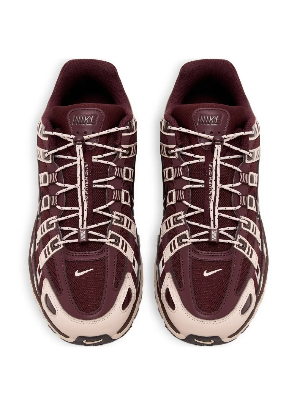 Nike P-6000 sneakers met vlakken Rood