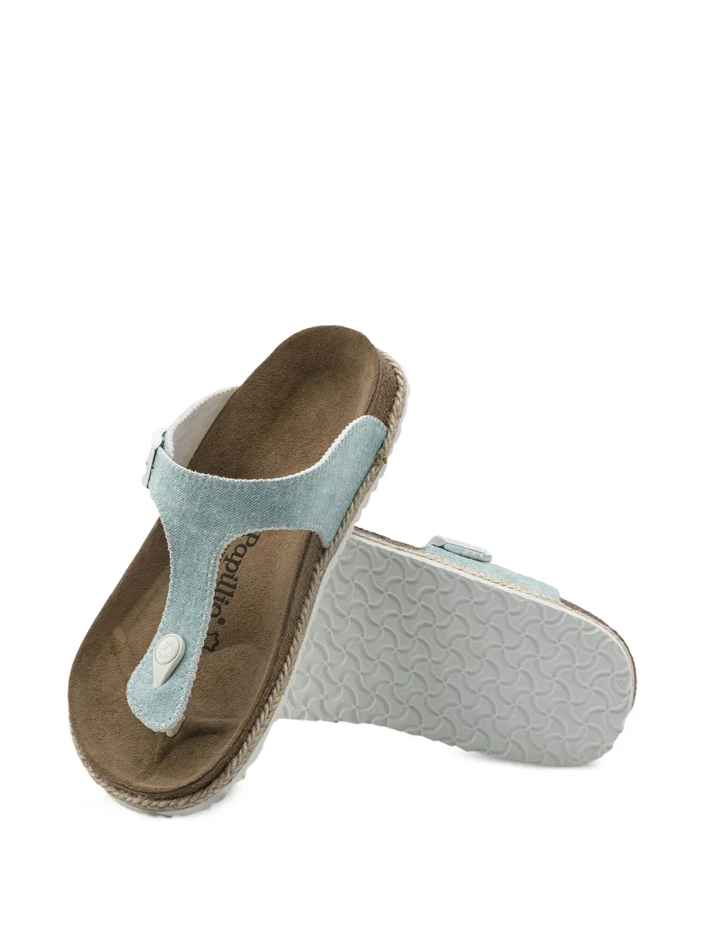 Birkenstock Gizeh buckle flip-flops Blauw
