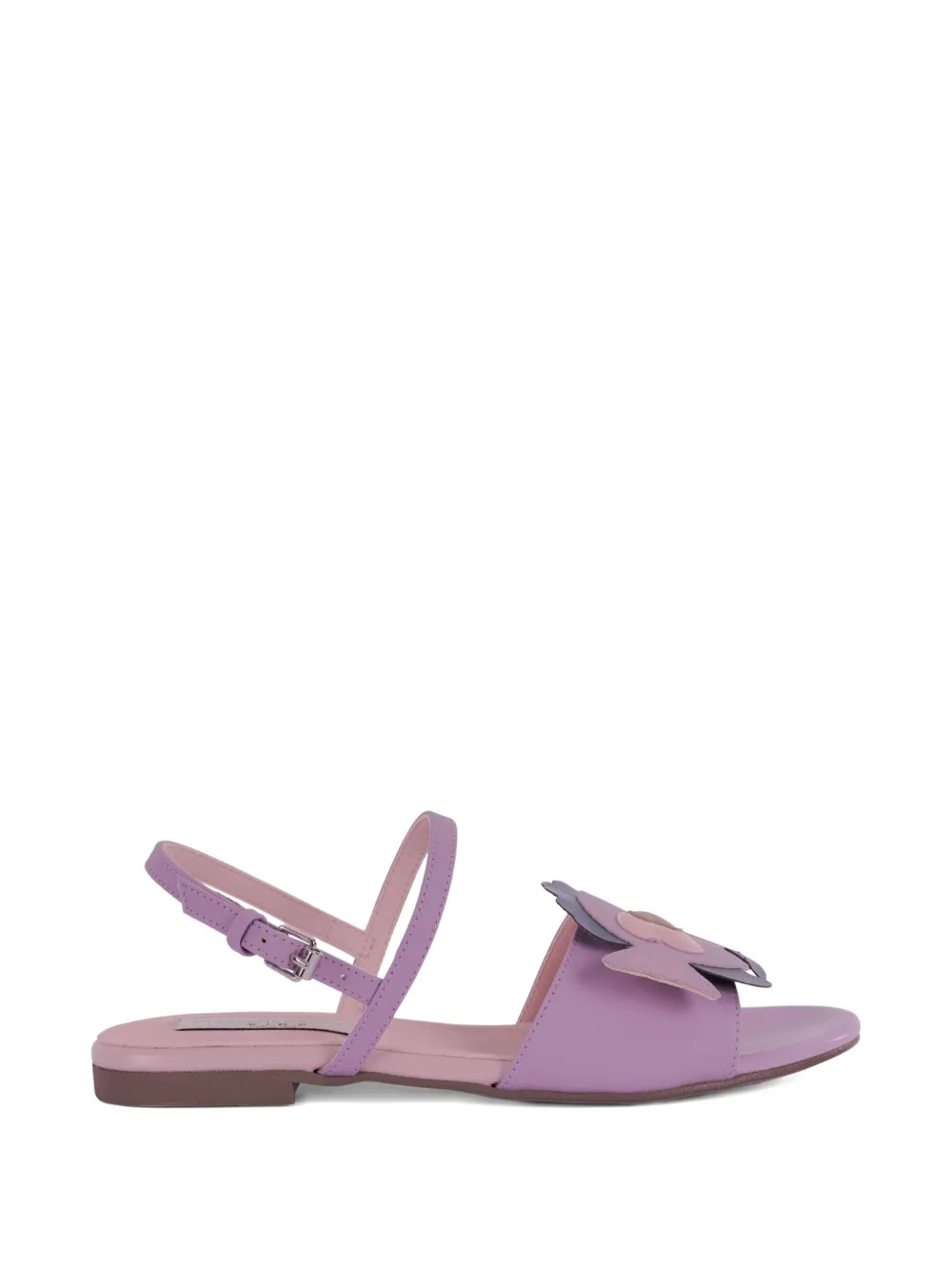 Stella McCartney Kids fish-applique sandals Paars