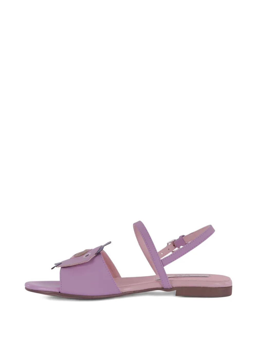 Stella McCartney Kids fish-applique sandals Paars