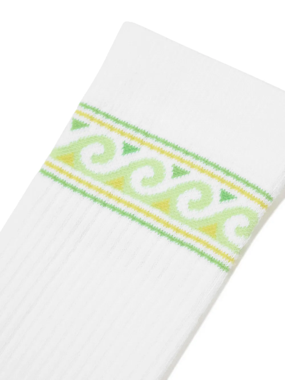  Casablanca Kids Patterned Socks - White 