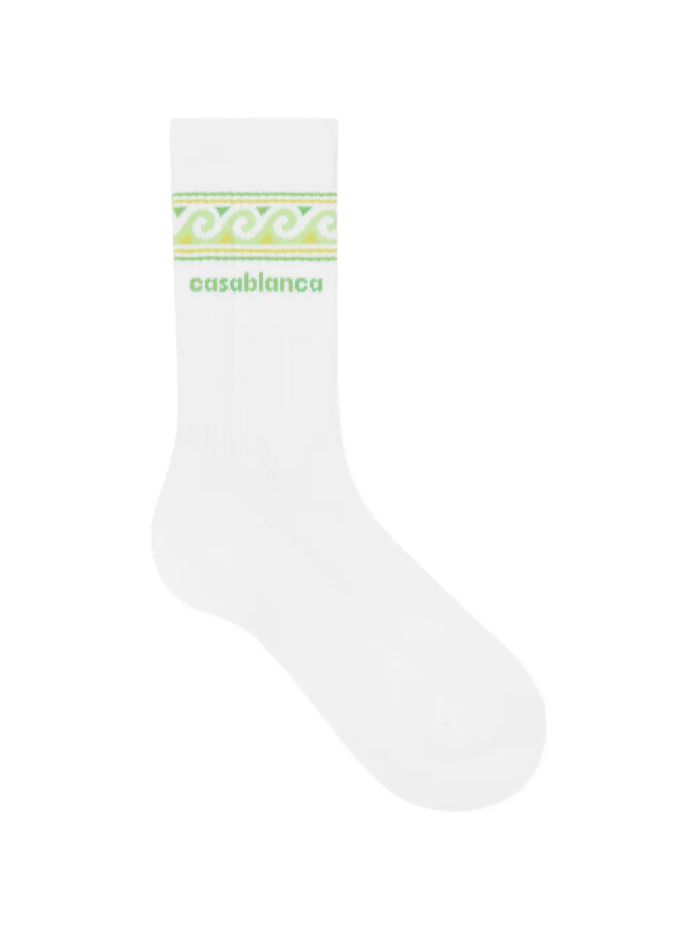 CASABLANCA KIDS patterned socks - Bianco