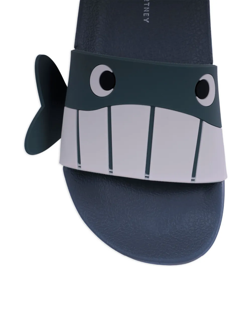 Stella McCartney Kids Grafische slippers Blauw