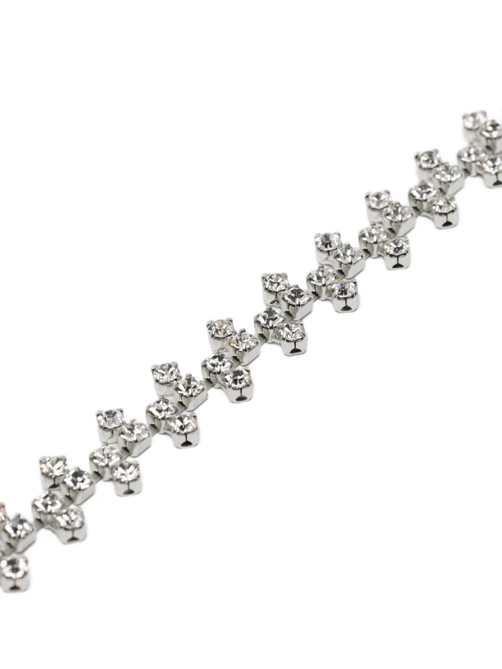  Nº21 Embellished Choker Necklace - Silver 