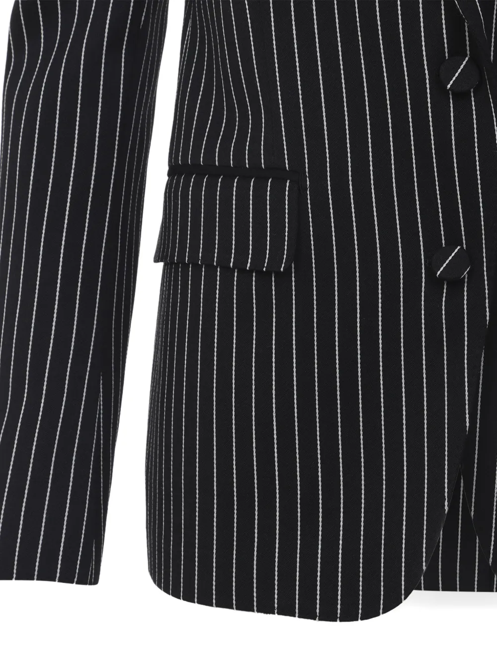  Tom Ford Pinstripe Blazer - Black 