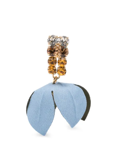 Marni floral-motif drop earring