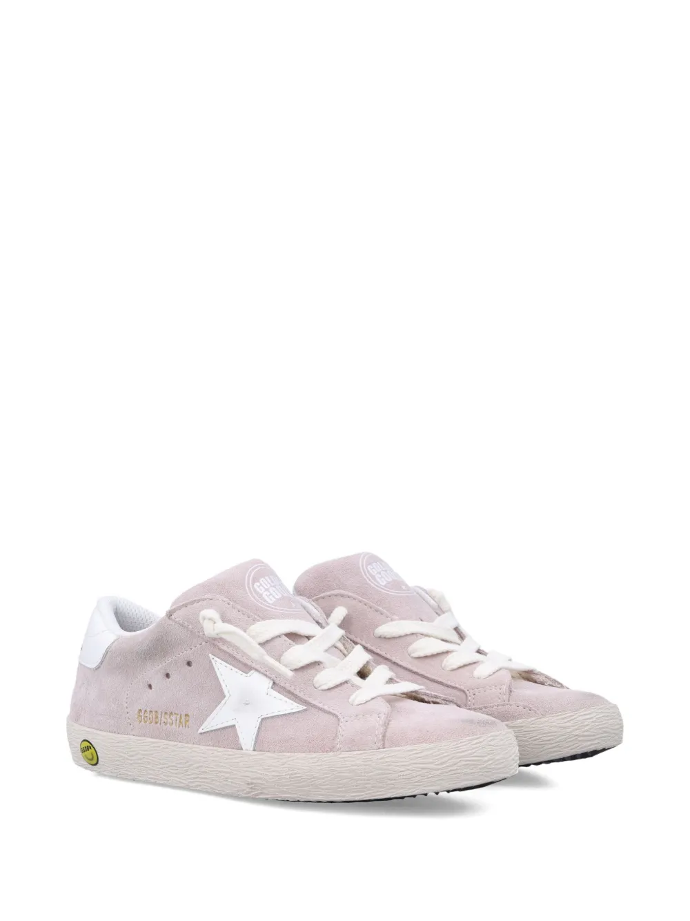 Golden Goose Kids Super Star suede sneakers - Rosa