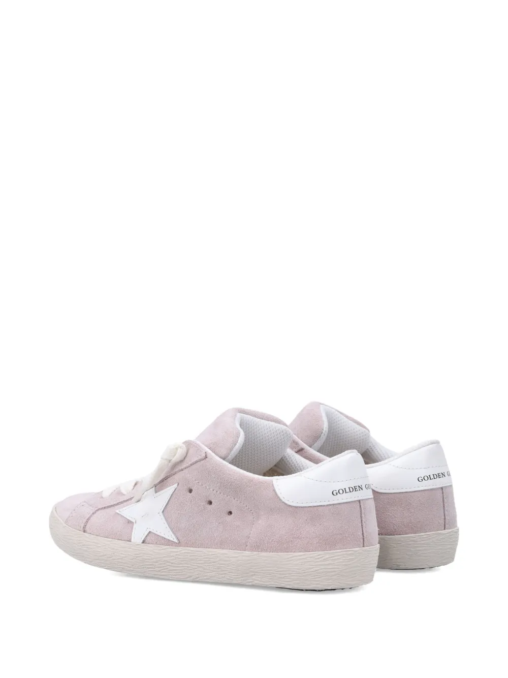 Golden Goose Kids Super Star suède sneakers Roze