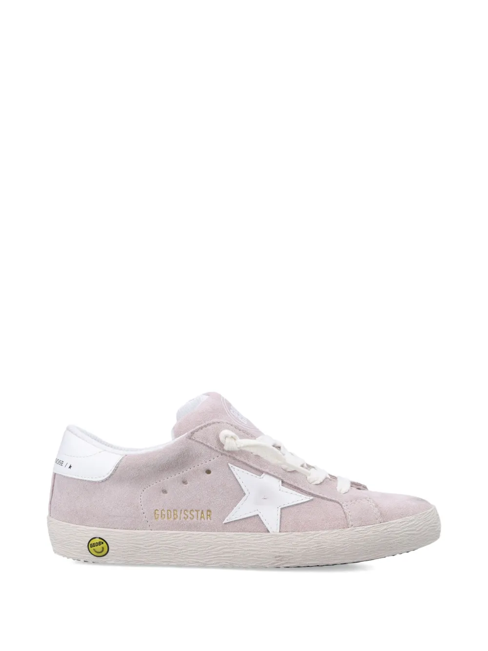 Golden Goose Kids Super Star suède sneakers Roze
