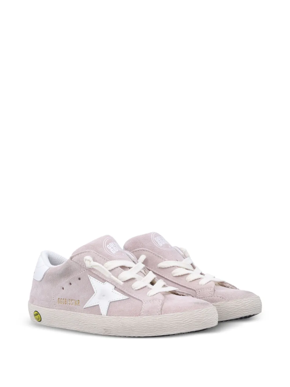 Golden Goose Kids Super Star suede sneakers - Rosa