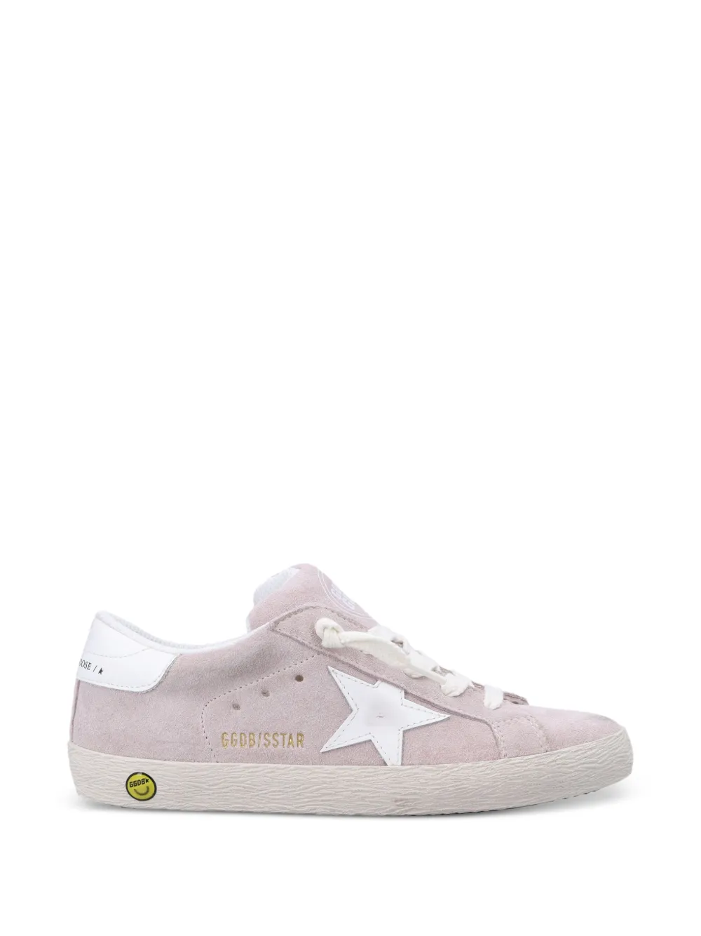 Golden Goose Kids Super Star suède sneakers Roze