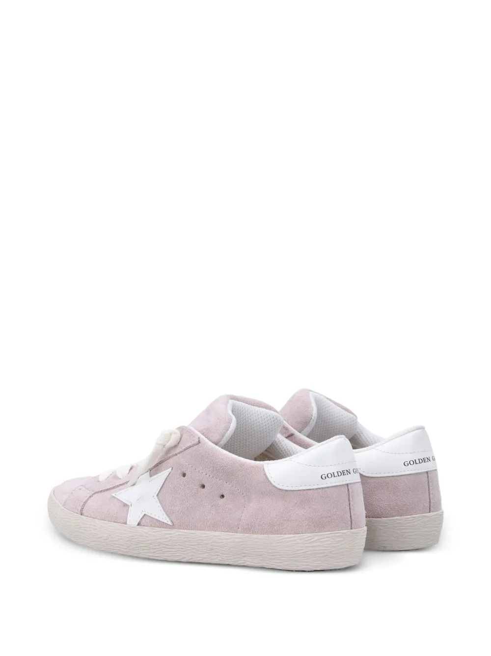 Golden Goose Kids Super Star suède sneakers Roze