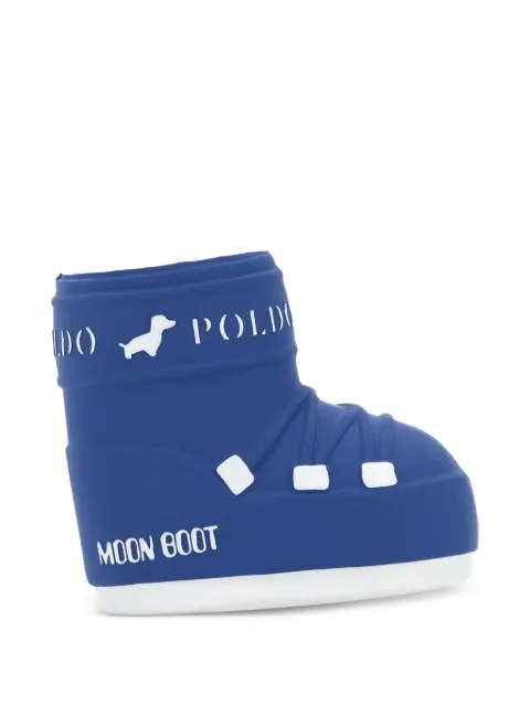 POLDO DOG COUTURE juguete con logo estampado en colaboración con Moon Boot
