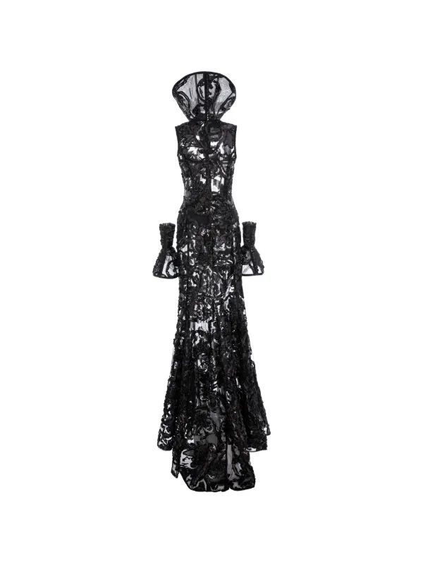 orchid embroidered dress Orchid Embroidered Dress