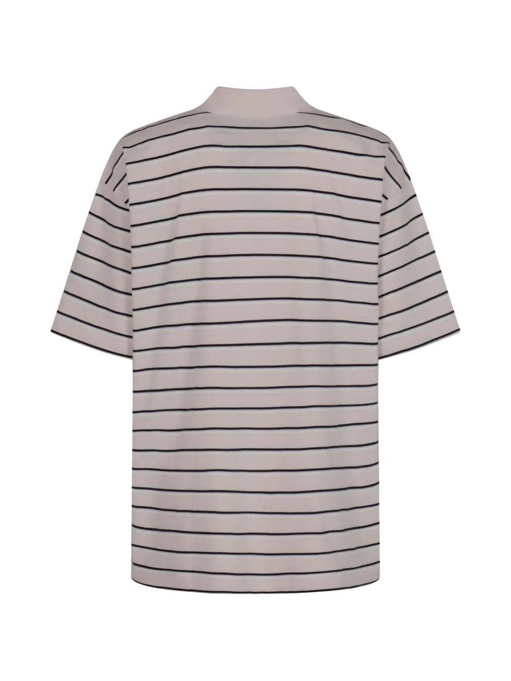  Rotate Birger Christensen Striped Logo T-shirt - Neutrals 