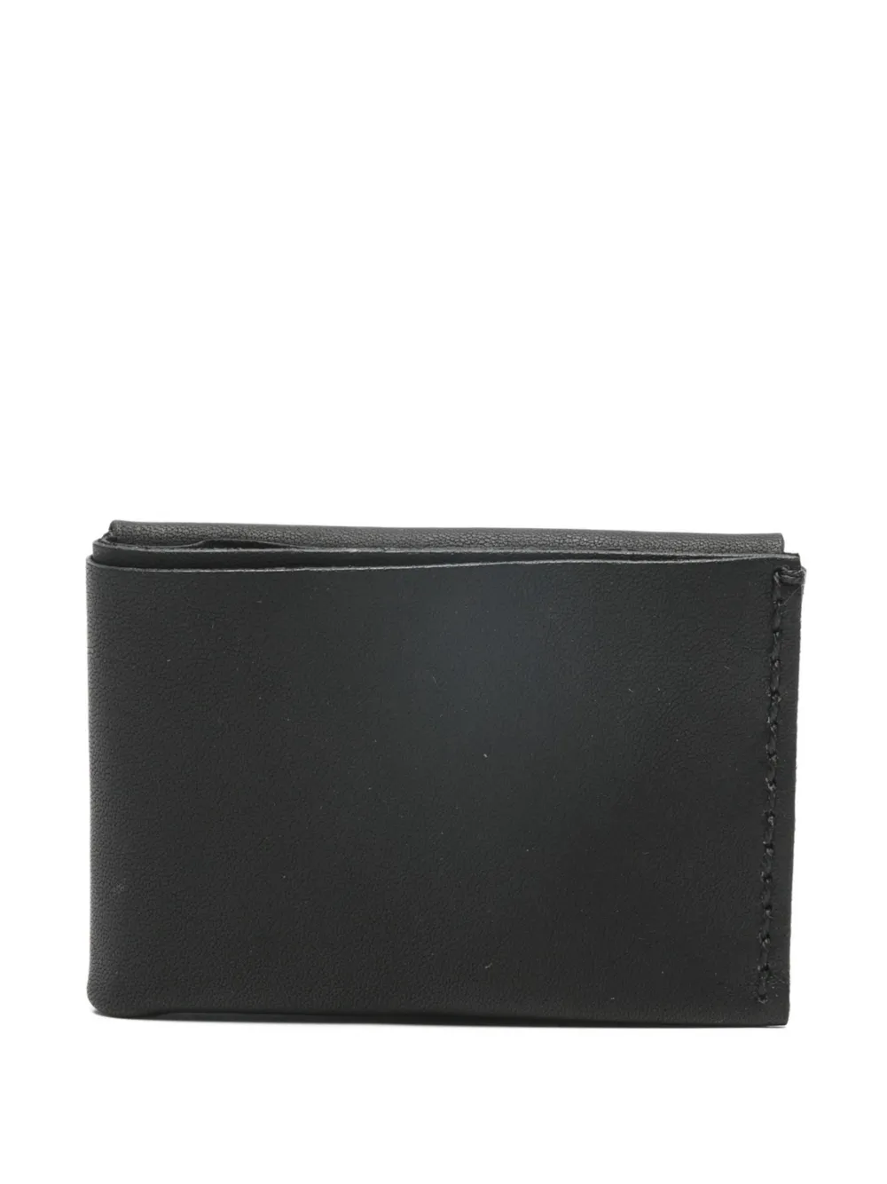 WERKSTATT:MÜNCHEN #5 hammered wallet cardholder - Nero