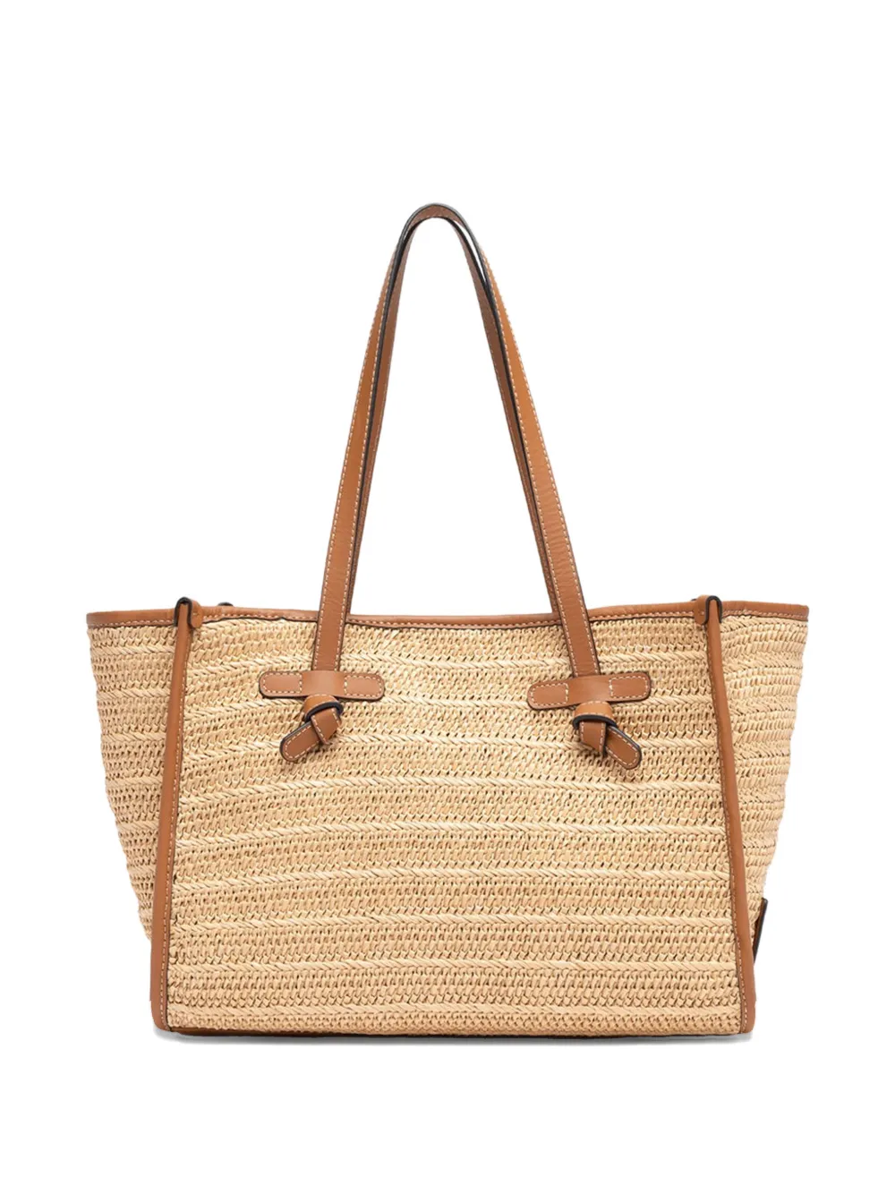 GIANNI CHIARINI Marcella shopper met stro-effect Beige