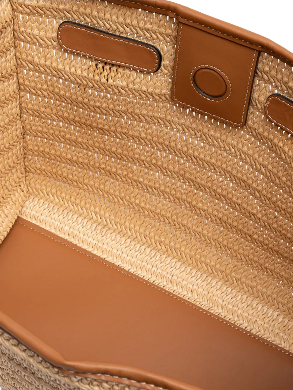 GIANNI CHIARINI Marcella shopper met stro-effect Beige
