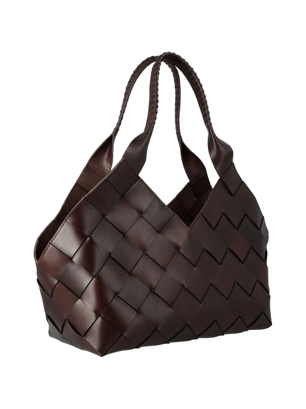 DRAGON DIFFUSION Castello woven tote bag - Bruin