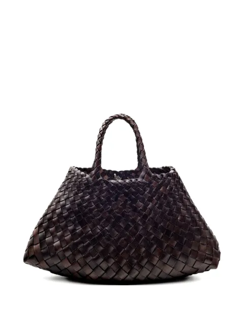 DRAGON DIFFUSION small Santa Croce interwoven tote bag