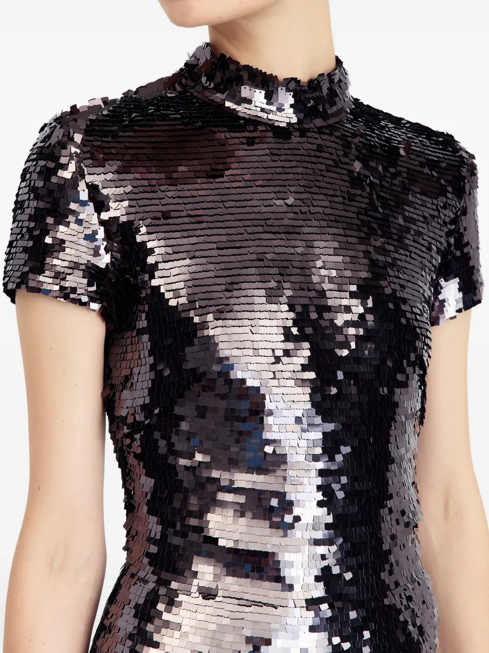 16Arlington Otis Sequin Maxi Dress in Brown, view 5