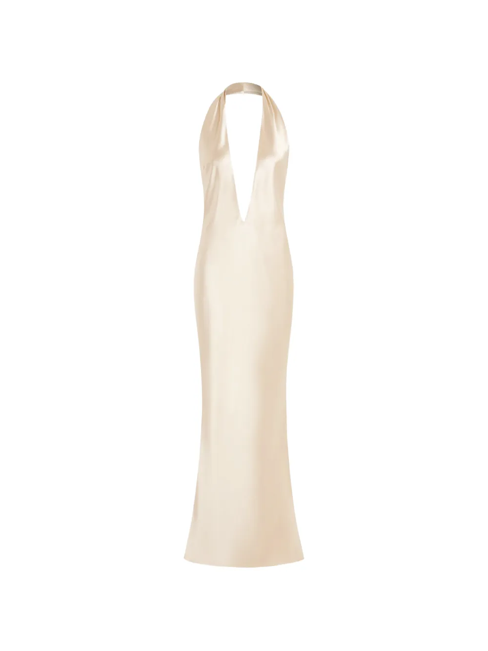 16Arlington Maren plunging neck dress - Toni neutri
