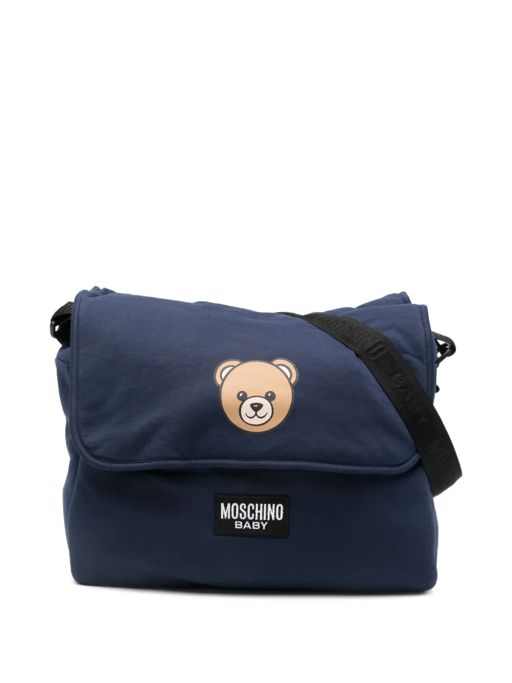 Moschino Kids teddy-print changing bag - Blau