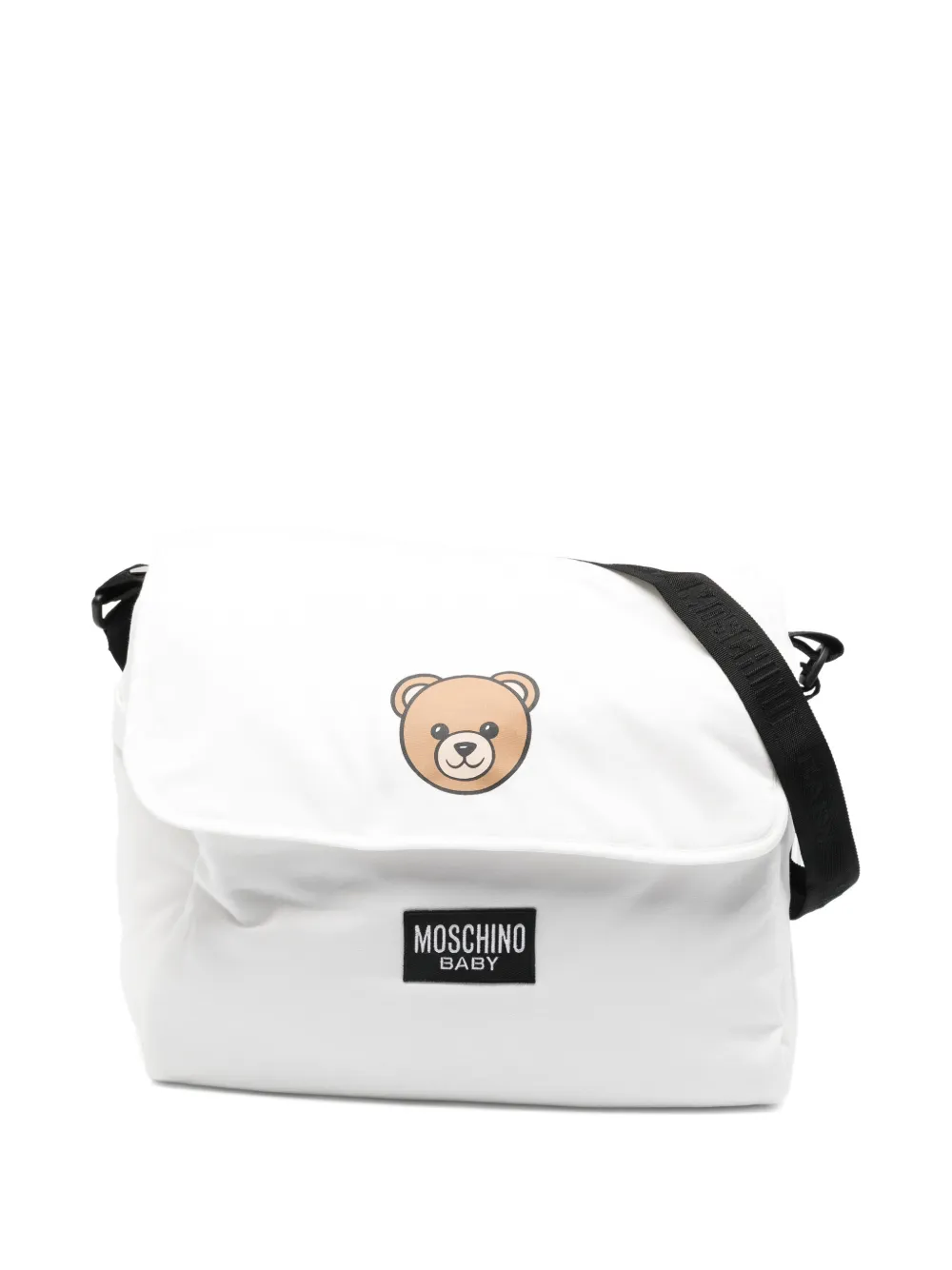 Moschino Kids teddy-print changing bag - Weiß