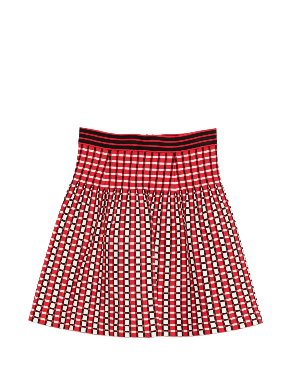 Prada Pre-Owned elasticated waist mini skirt - Rosso