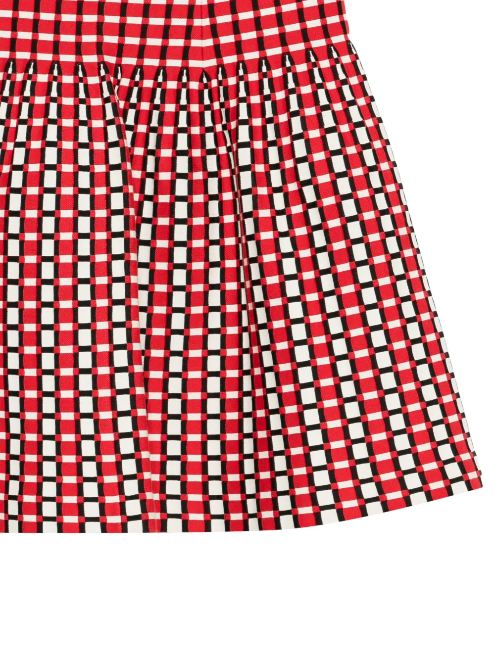 elasticated-waist skirt